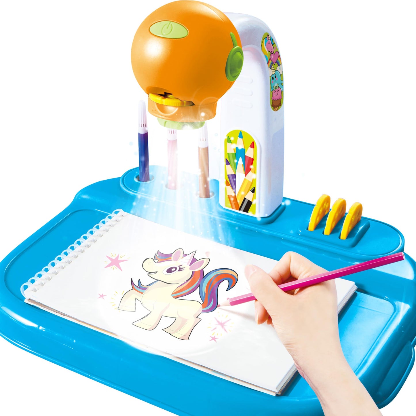 Kids LED Projector Drawing Table Toy-art Board Painting Set