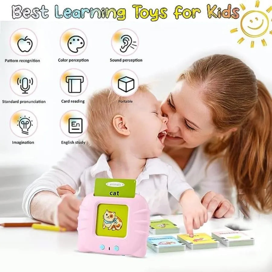 Toddler Talking Flash cards Reader (Rechargeable)