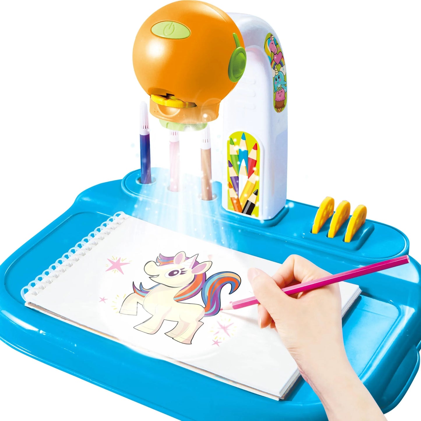 Kids LED Projector Drawing Table Toy-art Board Painting Set